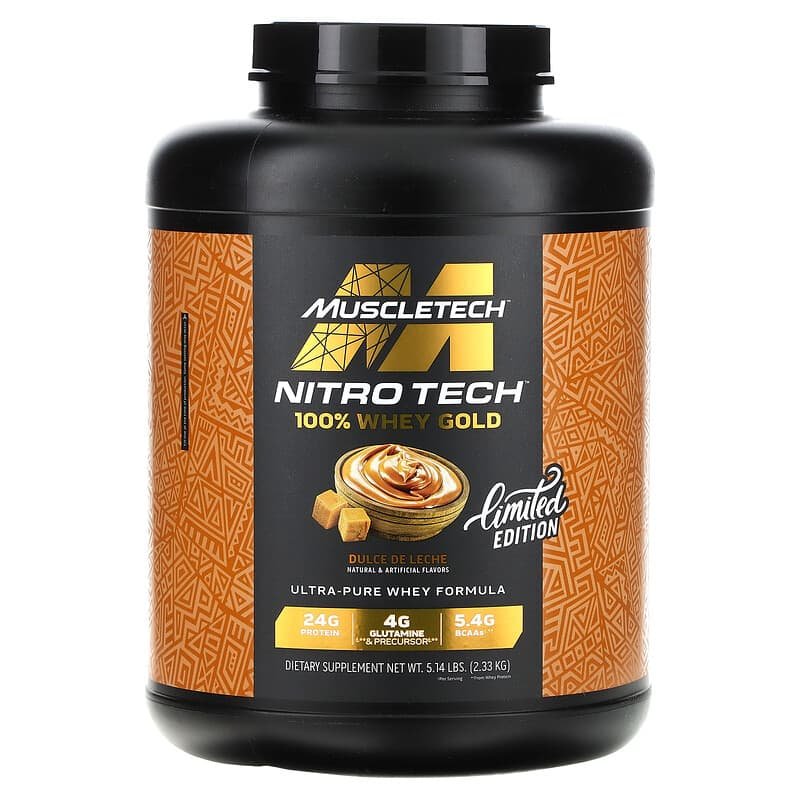 MuscleTech Nitro Tech Gold Whey 5lbs – Limited Edition