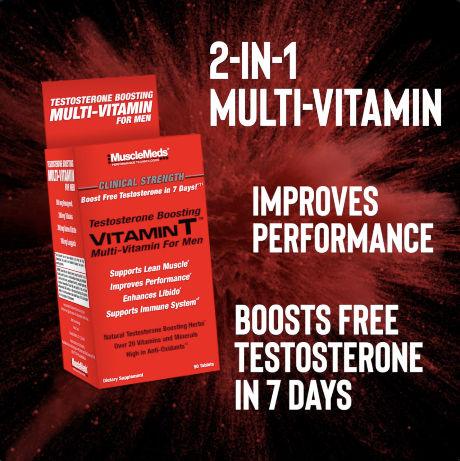 Muscle Meds Vitamin T - 90 Capsules