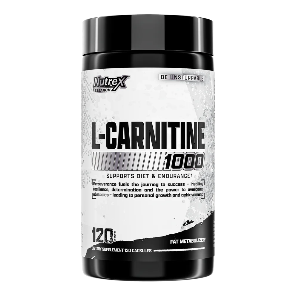 Nutrex L-Carnitine 1000 – 60 Capsules | Fat Metabolism & Energy Support