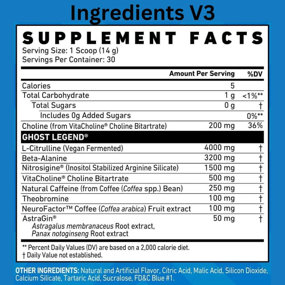 GHOST LEGEND Preworkout 30 Servings