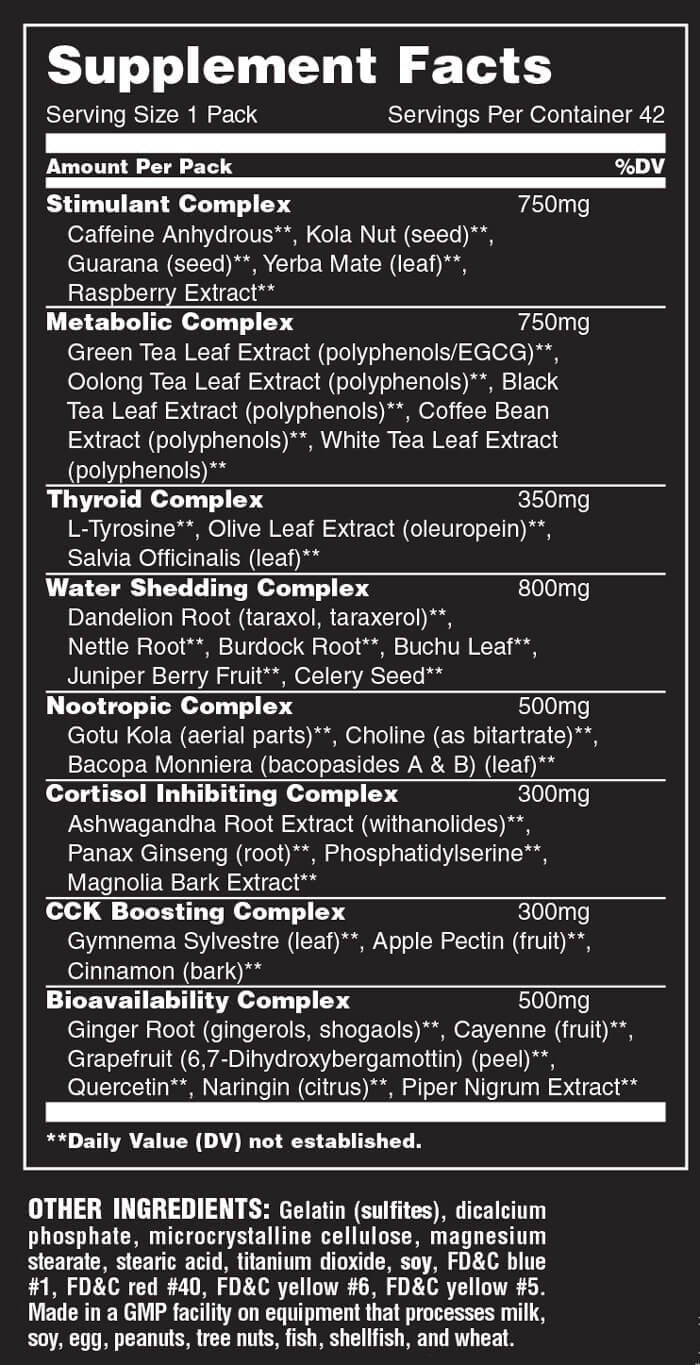 Animal Cuts 42 Packs – Premium Fat Burner